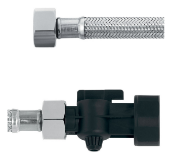 Входной шланг с запорным краном G1-G34, DN13, 2 м Brita 1007739